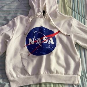 White NASA hoodie